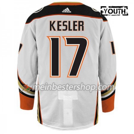 Anaheim Ducks RYAN KESLER 17 Adidas Weiß Trikot Authentic - Kinder